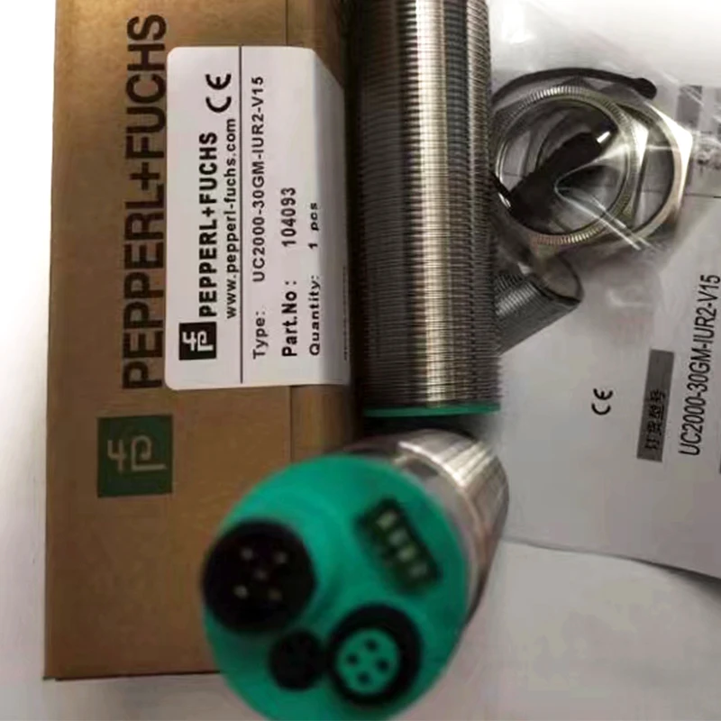 Оригинальный ультразвуковой датчик Pepperl Fuchs UC2000-30GM-IUR2-V15 UC3500-30GM70-2E2R2-V15
Оригинальный ультразвуковой датчик Pepperl Fuchs UC2000-30GM-IUR2-V15 UC3500-30GM70-2E2R2-V15
