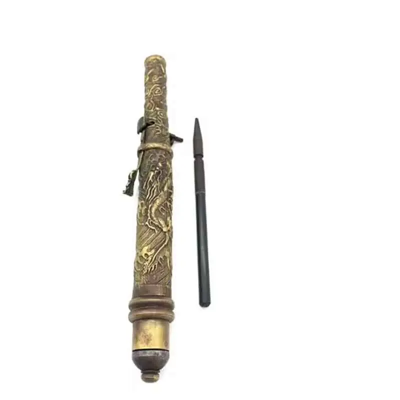 2025 Ancient China Cold Collection Antiques Brass Dragon Sleeve Arrow Outdoor EDC Tool
2025 Ancient China Cold Collection Antiques Brass Dragon Sleeve Arrow Outdoor EDC Tool