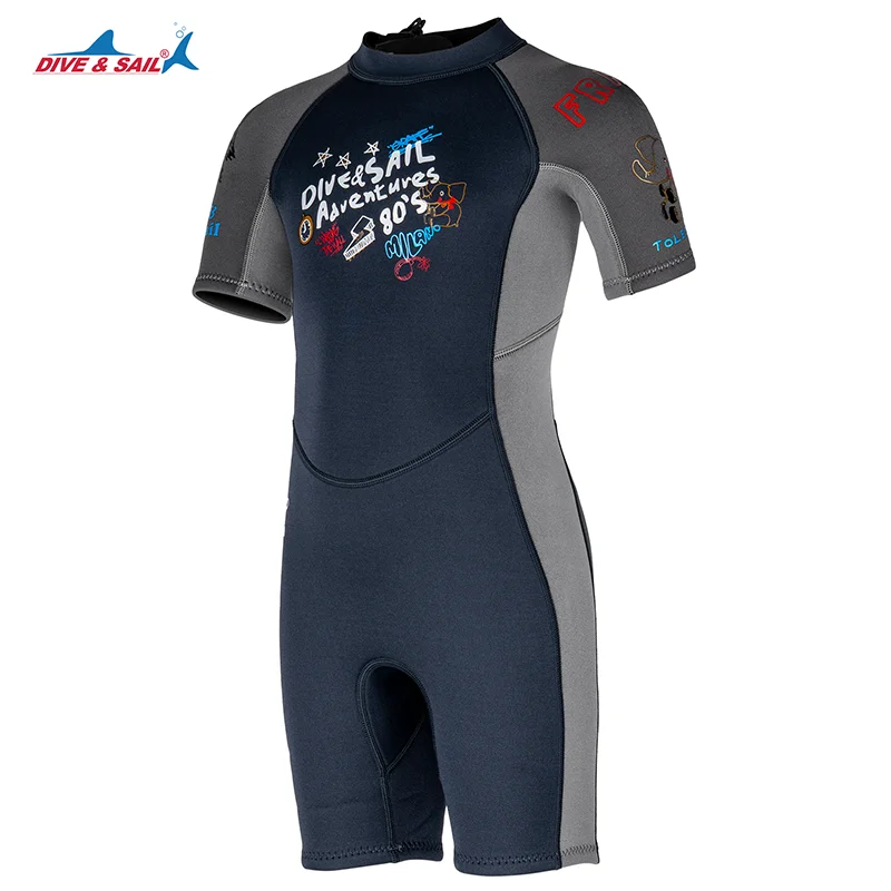 Kids Wetsuit Shorty for Boys Toddler Girls 2.5mm Neoprene Thermal Wet Suit Back Zip for Swimming Snorkeling Surfing Diving
Kids Wetsuit Shorty for Boys Toddler Girls 2.5mm Neoprene Thermal Wet Suit Back Zip for Swimming Snorkeling Surfing Diving
