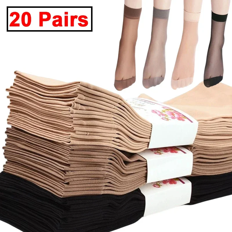 20 Pairs Summer Socks Skin Color Transparent Ultrathin Women Crystal Silk Socks Nylon Ladies Female Summer Short Ankle Socks
20 Pairs Summer Socks Skin Color Transparent Ultrathin Women Crystal Silk Socks Nylon Ladies Female Summer Short Ankle Socks