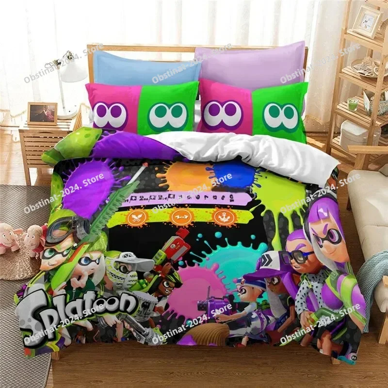 3D Printed Splatoon Game Bedding Set Boys Girls Twin Queen Size Duvet Cover Pillowcase Bed Kids Adult Fashion Home Textileextile
3D Printed Splatoon Game Bedding Set Boys Girls Twin Queen Size Duvet Cover Pillowcase Bed Kids Adult Fashion Home Textileextile