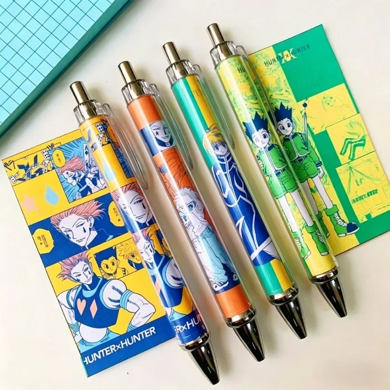 4Pcs HUNTER×HUNTER Japanese-Style Retractable Black Gel Pens Smooth ST Nib Ideal for Students & Heavy Exam Writing
4Pcs HUNTER×HUNTER Japanese-Style Retractable Black Gel Pens Smooth ST Nib Ideal for Students & Heavy Exam Writing
