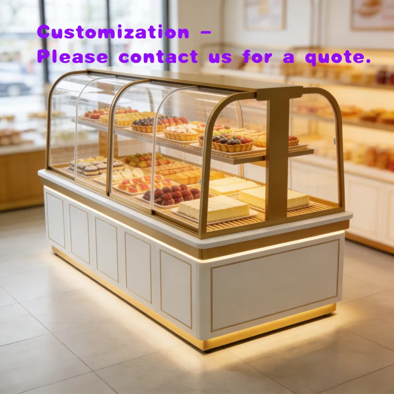 Витрина для кондитерских изделий на заказ с регулируемыми полками и светодиодной подсветкой для розничных магазинов тортов и пирожных
Витрина для кондитерских изделий на заказ с регулируемыми полками и светодиодной подсветкой для розничных магазинов тортов и пирожных