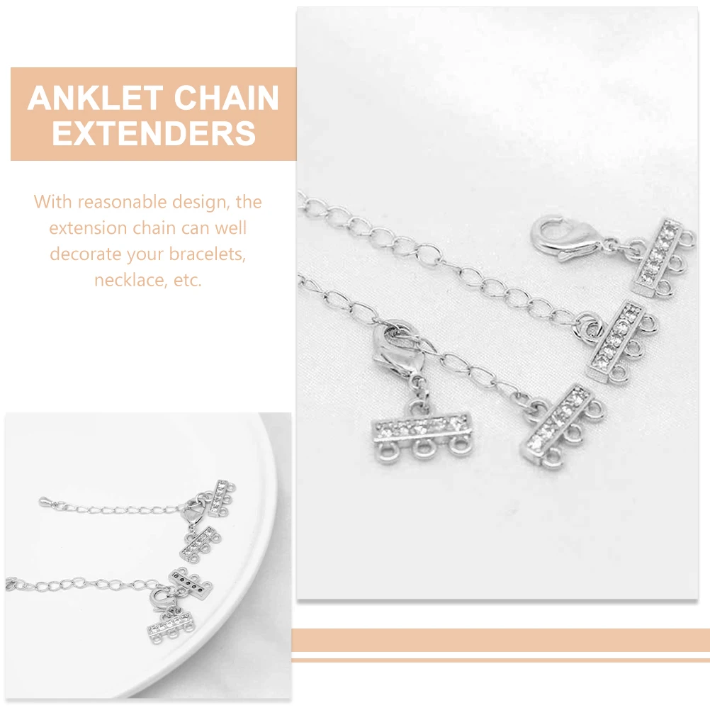 5pcs 14k Gold Plated CZ Lobster Clasp Extension Chains DIY Necklace Bracelet Tail Extender Accessories Jewelry Making Supplies 
5pcs 14k Gold Plated CZ Lobster Clasp Extension Chains DIY Necklace Bracelet Tail Extender Accessories Jewelry Making Supplies