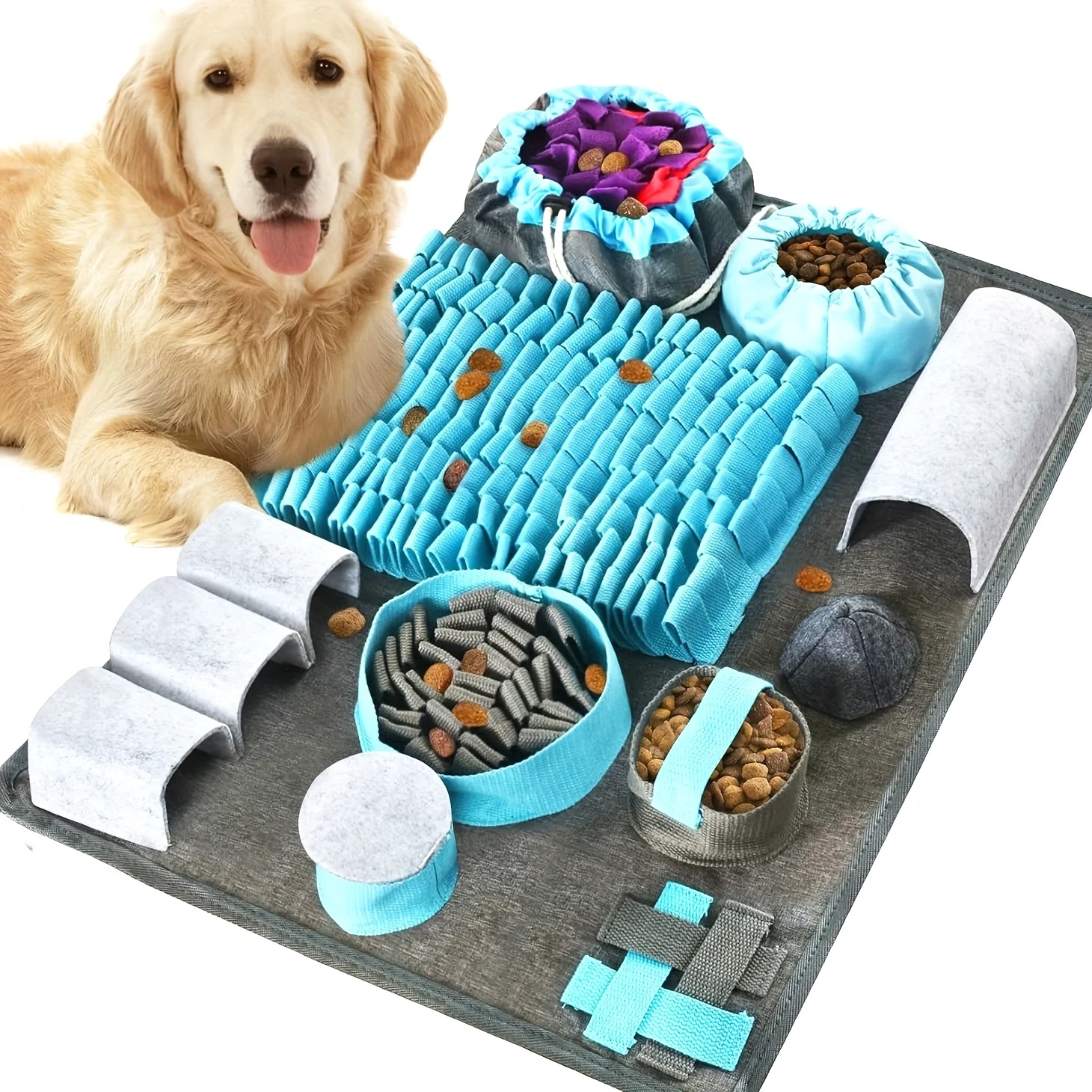 New Square Sniffing Pad Decompression IQ Toy Sniffing Blanket Dog Training Suction Cup Hiding Food
New Square Sniffing Pad Decompression IQ Toy Sniffing Blanket Dog Training Suction Cup Hiding Food