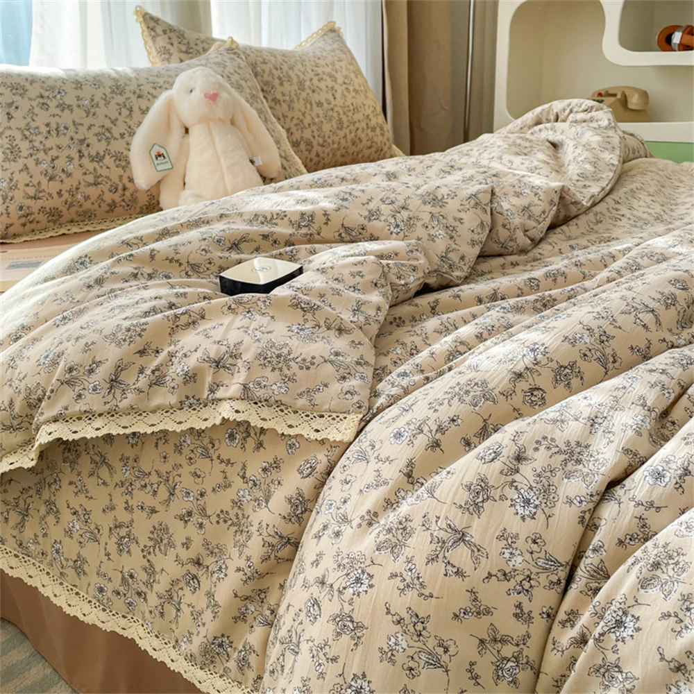 INS Girls Cherry Мягкий комплект постельного белья из стираного хлопка Простыня Queen King Size Пододеяльник Цветочный комплект Наволочка Постельное белье
INS Girls Cherry Мягкий комплект постельного белья из стираного хлопка Простыня Queen King Size Пододеяльник Цветочный комплект Наволочка Постельное белье