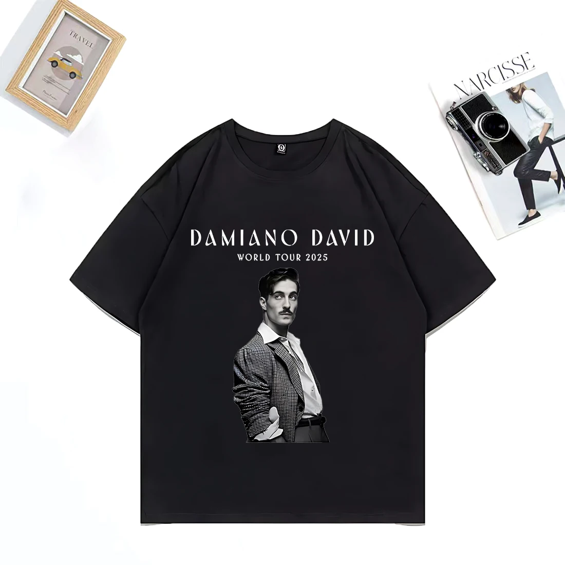 Damiano David World Tour 2025 T-shirt Men Women Fashion clothes Street Hip Hop Short Sleeve Casual Top Oversized Cotton T Shirts
Damiano David World Tour 2025 T-shirt Men Women Fashion clothes Street Hip Hop Short Sleeve Casual Top Oversized Cotton T Shirts