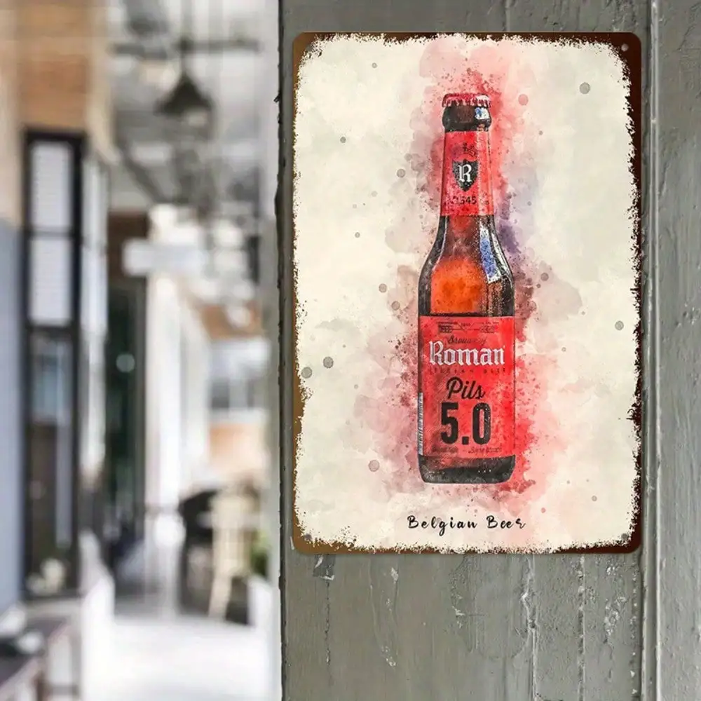 1PC Tin Sign Roman Plus 5.0 Beer Bottle - Bar/Kitchen Decor, Colorful Abstract Art, 8x12 Inches/20x30 Cm
1PC Tin Sign Roman Plus 5.0 Beer Bottle - Bar/Kitchen Decor, Colorful Abstract Art, 8x12 Inches/20x30 Cm