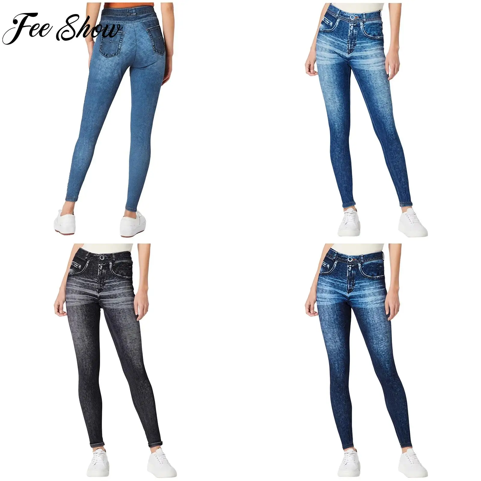 High Waist Yoga Pants Yoga Womens Fashion Stretchy Jeggings Elastic Waistband Skinny Leggings Workout Fitness Sports Costumes
High Waist Yoga Pants Yoga Womens Fashion Stretchy Jeggings Elastic Waistband Skinny Leggings Workout Fitness Sports Costumes