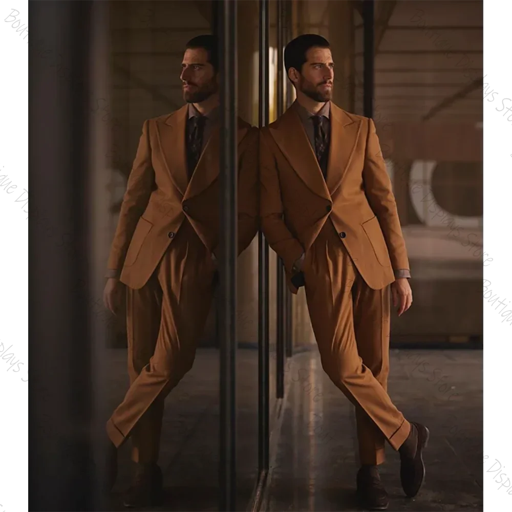 Single Breasted Men Suits Custom Wedding Set Terno Masculino Prom Groom Two Pieces Slim Fit Jacket+Pants
Single Breasted Men Suits Custom Wedding Set Terno Masculino Prom Groom Two Pieces Slim Fit Jacket+Pants