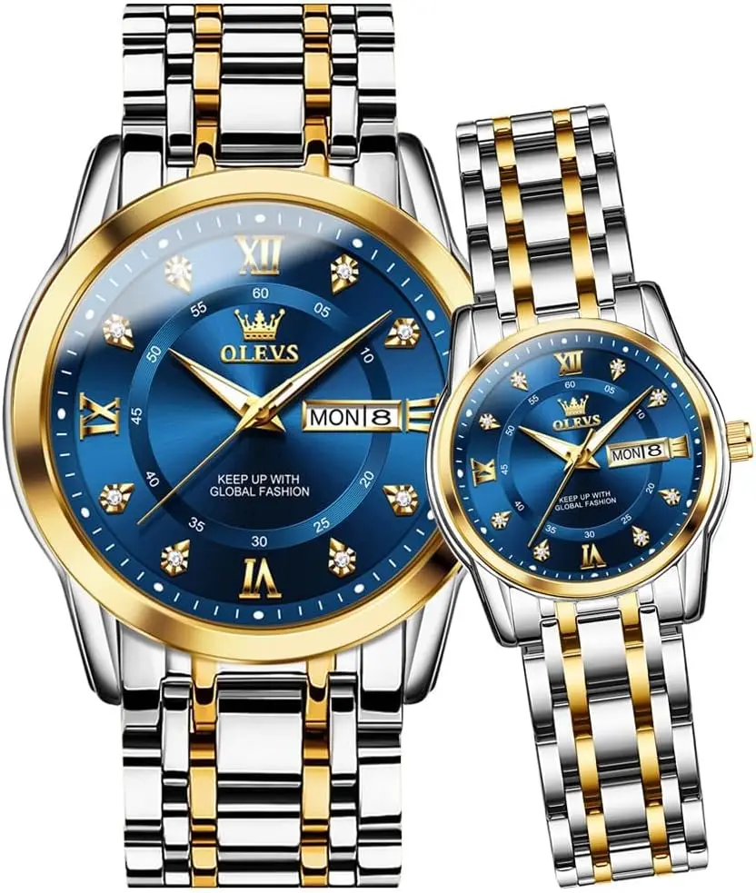 Valentine's Matching Couple Watches Set for Men and Women, Romantic Wedding Gifts
Valentine's Matching Couple Watches Set for Men and Women, Romantic Wedding Gifts
