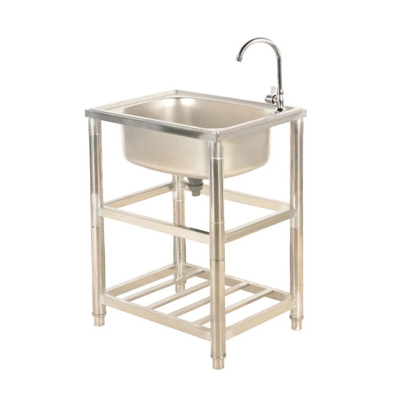 Stainless Steel Sink Commercial Kitchen Sink Restaurant Utility Sink Simple With Standing Rack
Stainless Steel Sink Commercial Kitchen Sink Restaurant Utility Sink Simple With Standing Rack