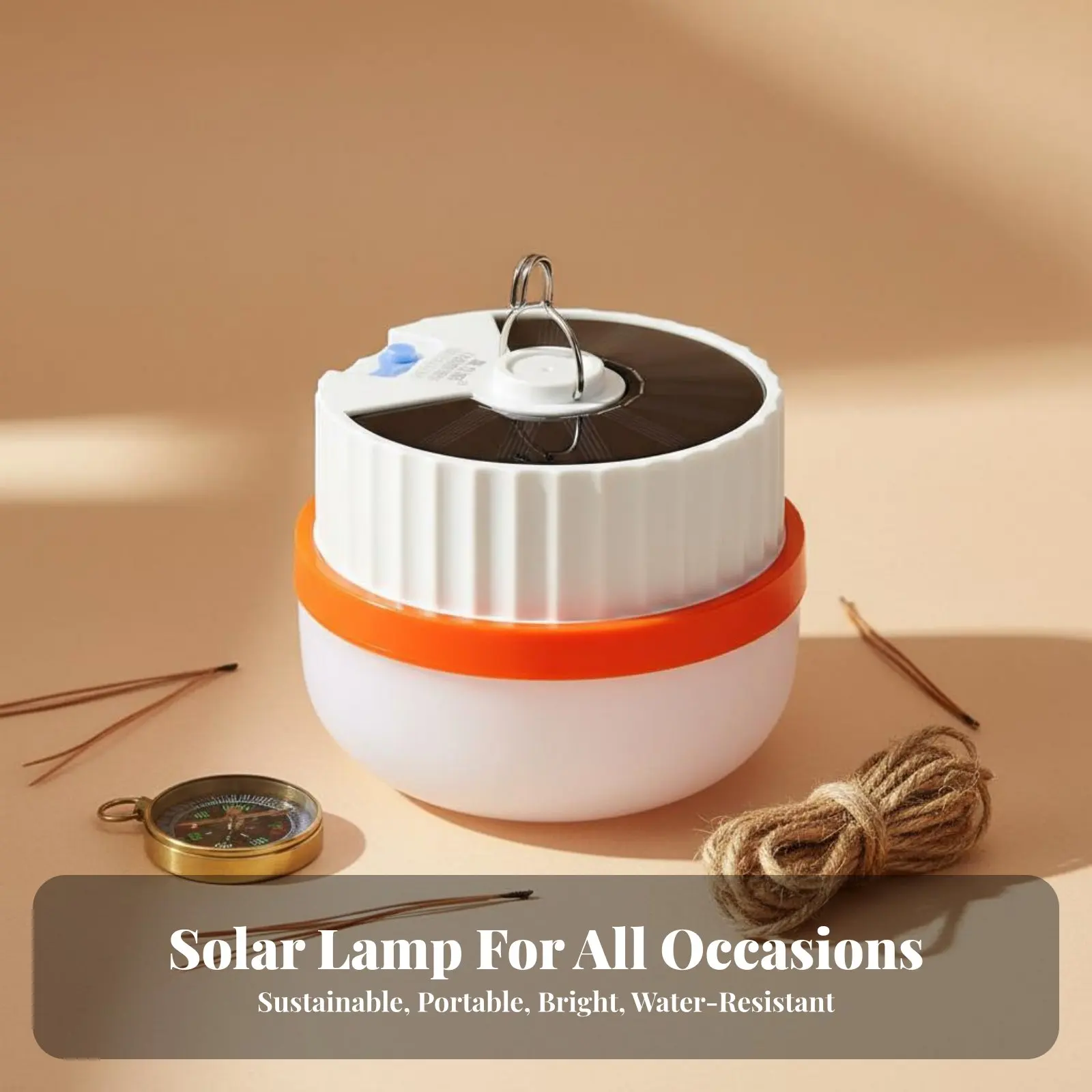 Solar Powered Camping Lamp Versatile Portable Outdoor Emergency Lamp Solar Powered Tent Lamp Long Battery Life for Hiking
Solar Powered Camping Lamp Versatile Portable Outdoor Emergency Lamp Solar Powered Tent Lamp Long Battery Life for Hiking