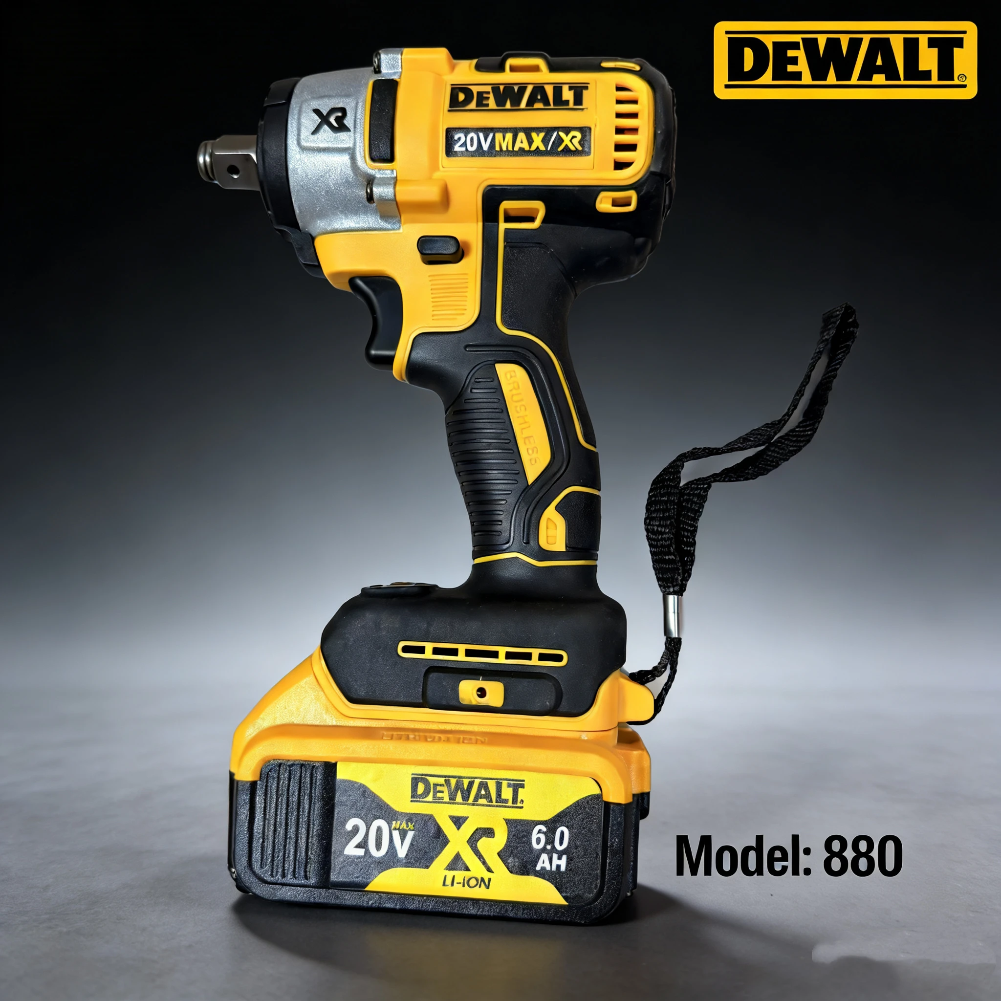DEWALT DCF880 Lithium Battery Brushless Impact Wrench 20V Detachable Tire High Torque High Speed Powerful Disassembly Tool
DEWALT DCF880 Lithium Battery Brushless Impact Wrench 20V Detachable Tire High Torque High Speed Powerful Disassembly Tool