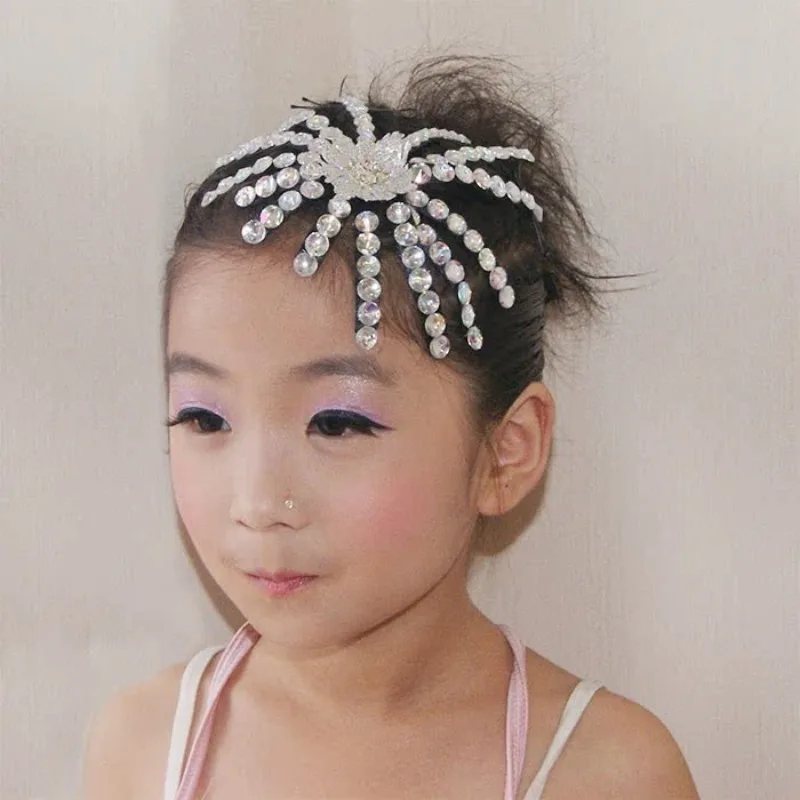 Индивидуальные блестящие бриллианты с шипами для взрослых и детей, головные уборы для латинских танцев, сценические выступления, конкурсные аксессуары с головным убором
Индивидуальные блестящие бриллианты с шипами для взрослых и детей, головные уборы для латинских танцев, сценические выступления, конкурсные аксессуары с головным убором