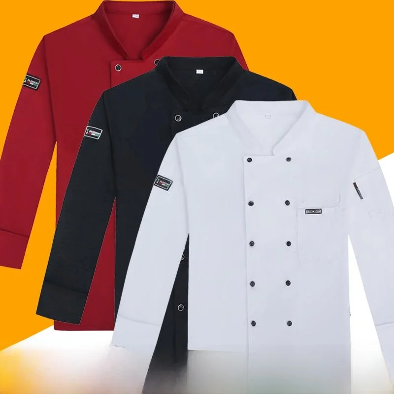 Long Sleeve Chef Work Uniforms Anti-Stain Durable Kitchen Apparel for Restaurant School Cafeteria Professional Chef Clothing
Long Sleeve Chef Work Uniforms Anti-Stain Durable Kitchen Apparel for Restaurant School Cafeteria Professional Chef Clothing