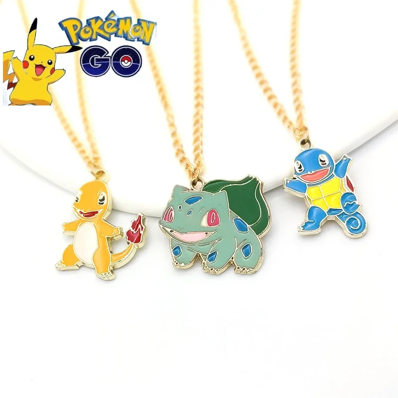 Pokemon Series Cartoon Necklace Anime Characters Charmander Squirtle Bulbasaur Pendant Jewelry Ornament for Girls Boys
Pokemon Series Cartoon Necklace Anime Characters Charmander Squirtle Bulbasaur Pendant Jewelry Ornament for Girls Boys