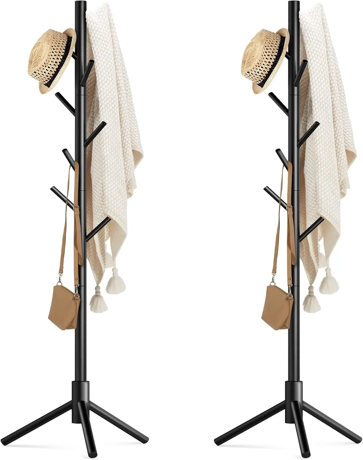 Регулируемая деревянная вешалка для одежды с 8 крючками, отдельно стоящий органайзер для прихожей для пальто и аксессуаров, простая сборка
Регулируемая деревянная вешалка для одежды с 8 крючками, отдельно стоящий органайзер для прихожей для пальто и аксессуаров, простая сборка