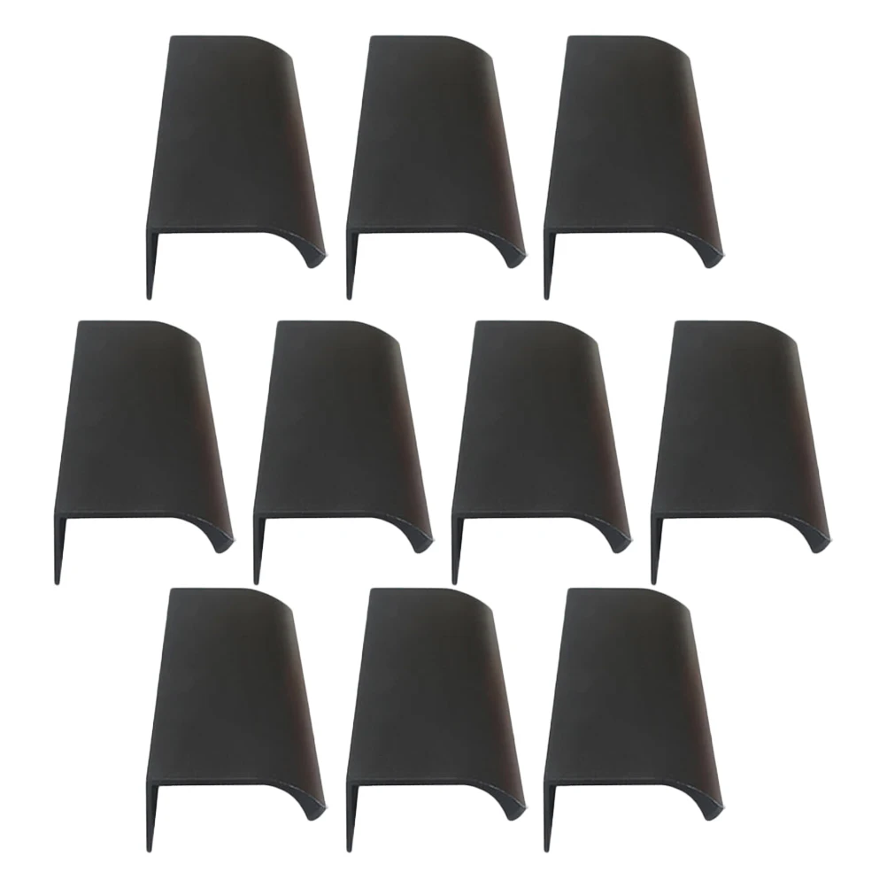 10 Pcs Black Drawer Pulls Arc Aluminum Invisible Hidden Cabinet H les Furniture Hardware Punch Free Strong Durable Unique Design
10 Pcs Black Drawer Pulls Arc Aluminum Invisible Hidden Cabinet H les Furniture Hardware Punch Free Strong Durable Unique Design