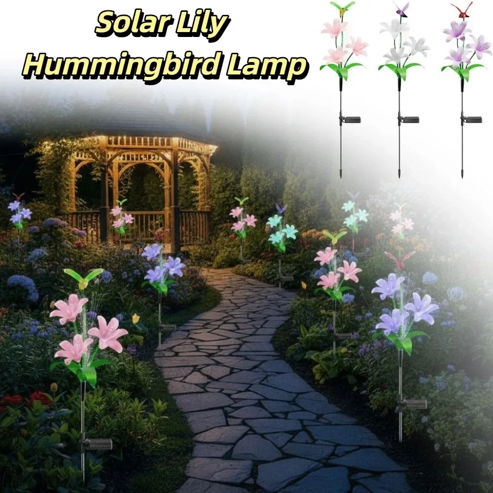 Solar Energy Solar Courtyard Lamp Fiber Optic LED Light Hyacinth Hummingbird Lamp Lawn Decoration Courtyard Atmosphere
Solar Energy Solar Courtyard Lamp Fiber Optic LED Light Hyacinth Hummingbird Lamp Lawn Decoration Courtyard Atmosphere