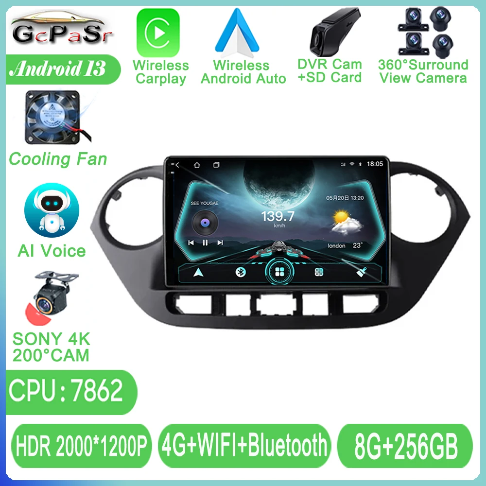 Авторадио Стерео мультимедийный автомобильный плеер GPS Android головное устройство для Hyundai Grand I10 2013-2016 навигация DSP DVD NO 2DIN Carplay
Авторадио Стерео мультимедийный автомобильный плеер GPS Android головное устройство для Hyundai Grand I10 2013-2016 навигация DSP DVD NO 2DIN Carplay