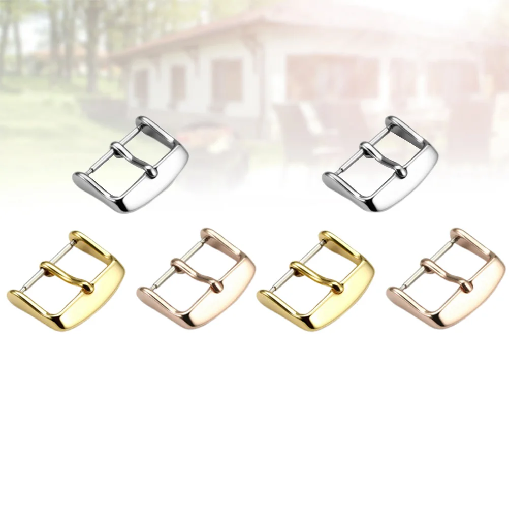 6Pcs Electroplate Stainless Steel Watch Buckle Fine Steel Clasp Lightweight Durable for 22mm Watch Bands Classic Design
6Pcs Electroplate Stainless Steel Watch Buckle Fine Steel Clasp Lightweight Durable for 22mm Watch Bands Classic Design