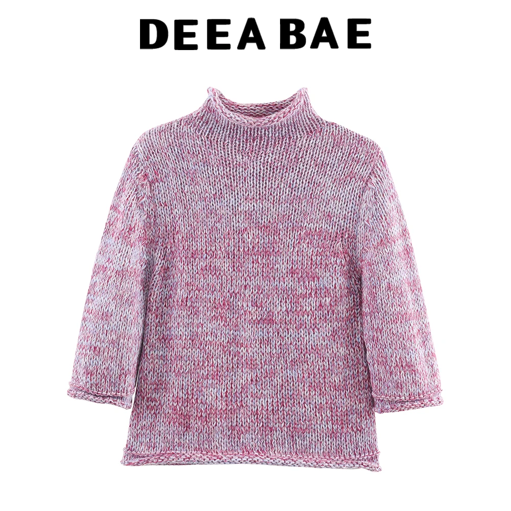 DEEABAE женский зимний новый повседневный универсальный модный утягивающий пуловер в стиле ретро с рукавами семь четвертей вязаный свитер
DEEABAE женский зимний новый повседневный универсальный модный утягивающий пуловер в стиле ретро с рукавами семь четвертей вязаный свитер