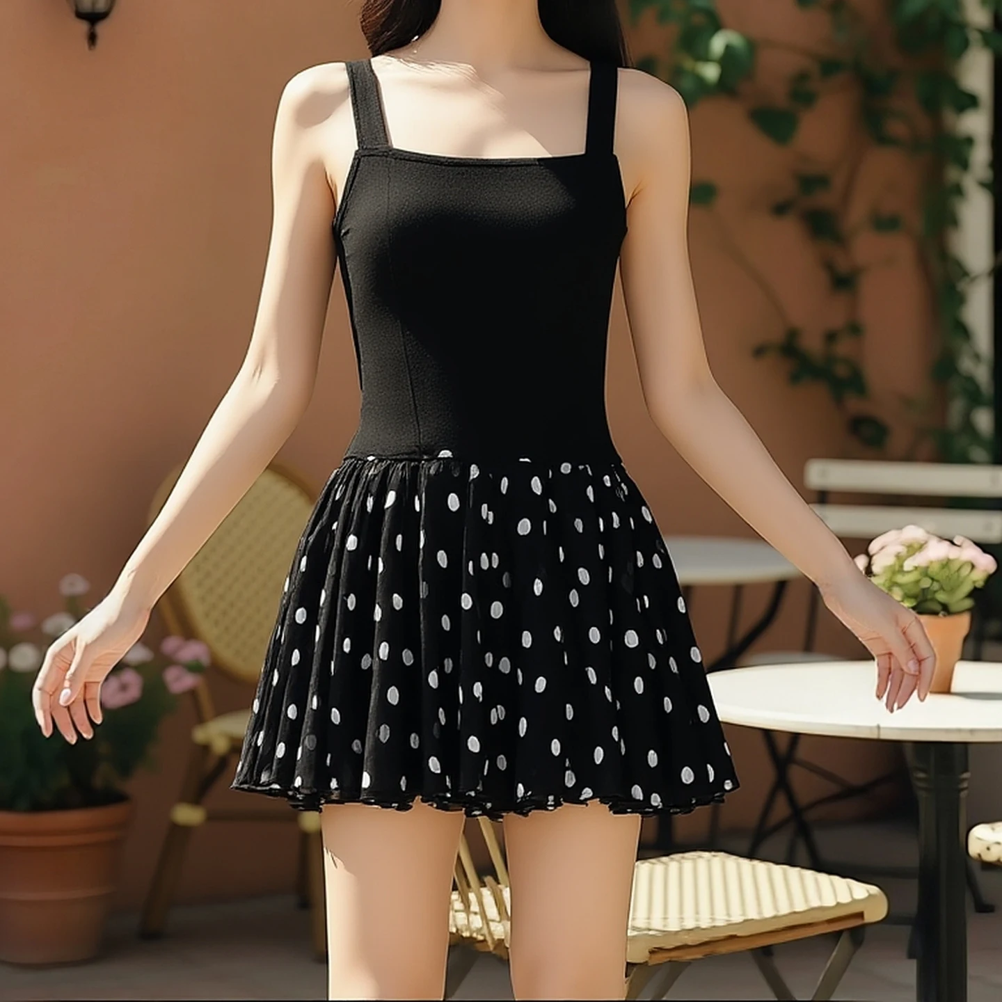 Polka Dot Chiffon Short Skirt Women's Summer Anti-Light High Waist A-Line Gored Skirt Anti-Static Static Frock for Dancing
Polka Dot Chiffon Short Skirt Women's Summer Anti-Light High Waist A-Line Gored Skirt Anti-Static Static Frock for Dancing