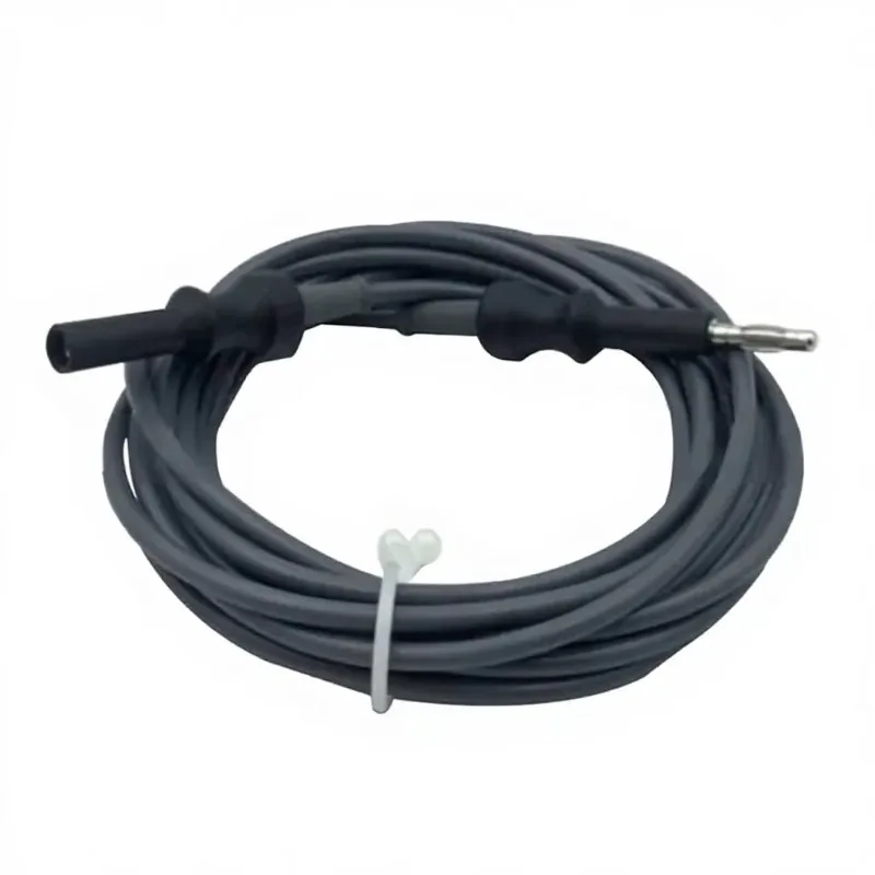 Monopolar Electrocoagulation Hook Cable - Laparoscopic Cable, Medical Surgical Accessory
Monopolar Electrocoagulation Hook Cable - Laparoscopic Cable, Medical Surgical Accessory