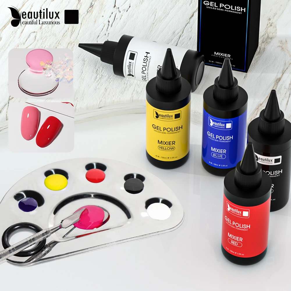 Beautilux Nail Gel, 100ml Nail Polish UV Gel for Manicure and Nail Art, Gel Polish Mixer
Beautilux Nail Gel, 100ml Nail Polish UV Gel for Manicure and Nail Art, Gel Polish Mixer