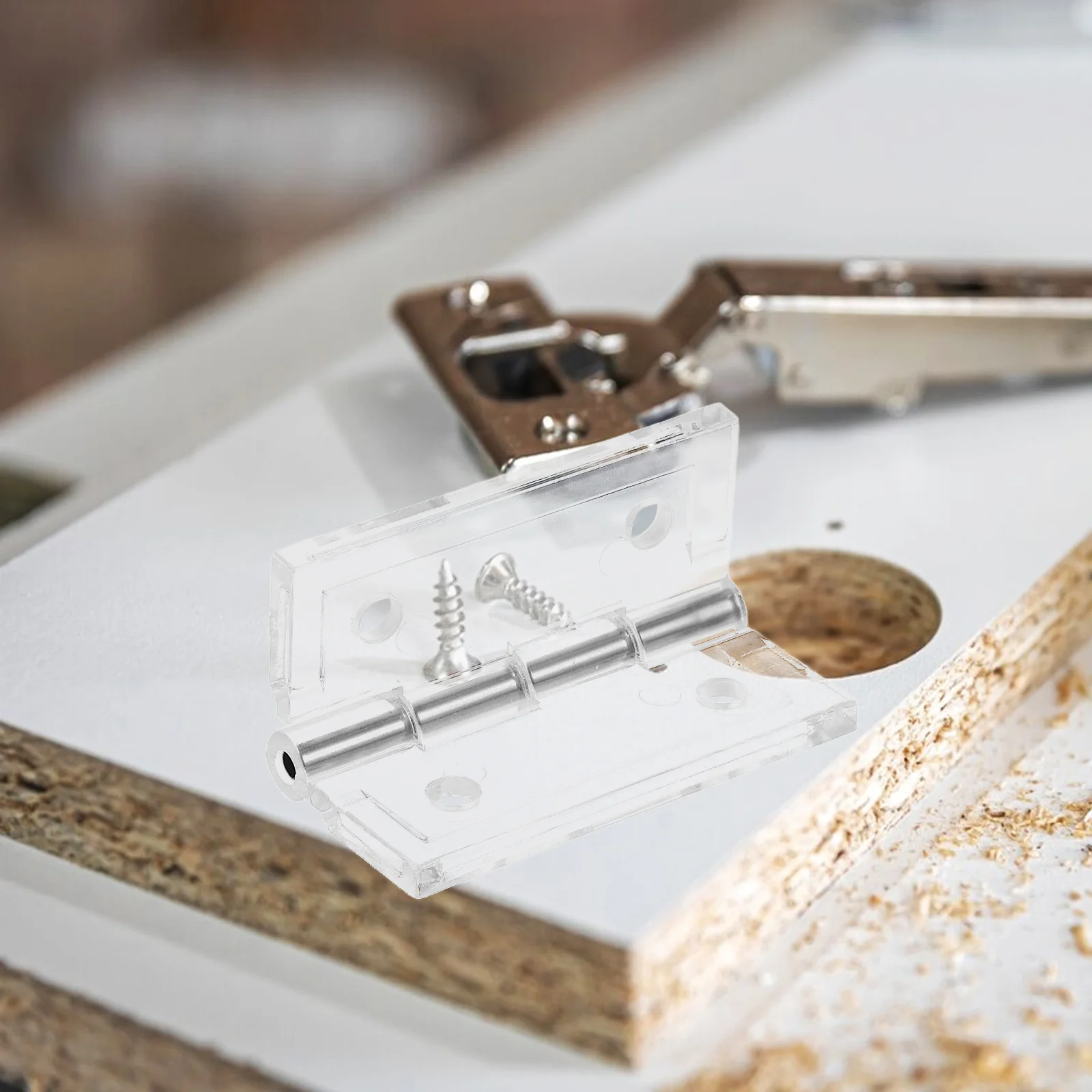 2pcs Transparent Acrylic Hinges Clear Plastic Cabinet Door Hinge For Heavy Duty Trunks Wood Chest Lid Craft Jewelry Box Bifold 
2pcs Transparent Acrylic Hinges Clear Plastic Cabinet Door Hinge For Heavy Duty Trunks Wood Chest Lid Craft Jewelry Box Bifold