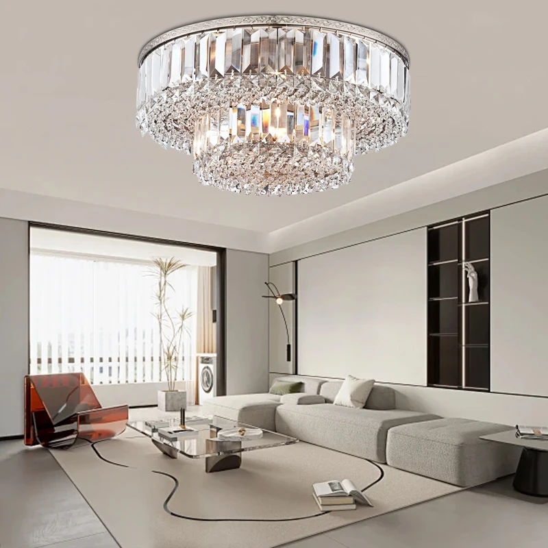 Villa Large Crystal Chandelier Chrome Nordic Luxury Big Hanging Lamp For Dining Room Decoration Lustres
Villa Large Crystal Chandelier Chrome Nordic Luxury Big Hanging Lamp For Dining Room Decoration Lustres