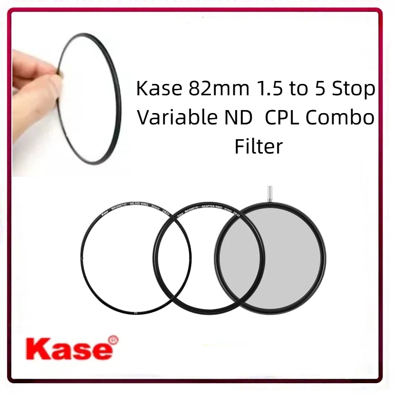 2 in 1 Kase Magnetic Vari ND CPL Filter 82mm Adjustable Neutral Density Circular Polarizer Filter Kit Quick Install Magnetic
2 in 1 Kase Magnetic Vari ND CPL Filter 82mm Adjustable Neutral Density Circular Polarizer Filter Kit Quick Install Magnetic