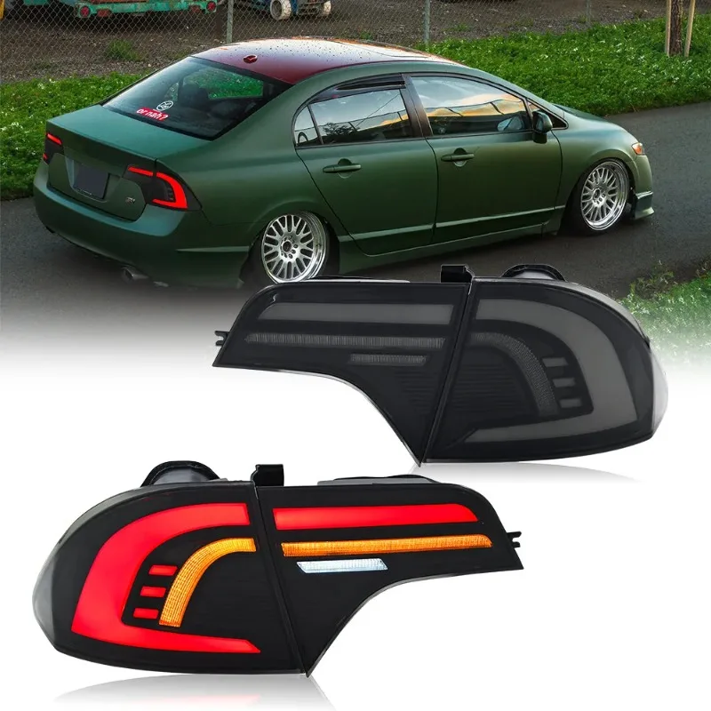 For Honda Civic Sedan 4-Door 2006-2011 LED Tail Lights Smoke Lens Set Left & Right
For Honda Civic Sedan 4-Door 2006-2011 LED Tail Lights Smoke Lens Set Left & Right