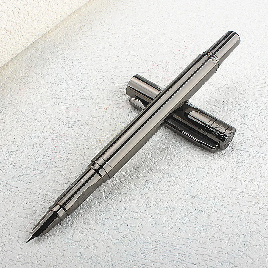 Перьевая ручка, металлическая, серая, 0,38 мм
Перьевая ручка, металлическая, серая, 0,38 мм