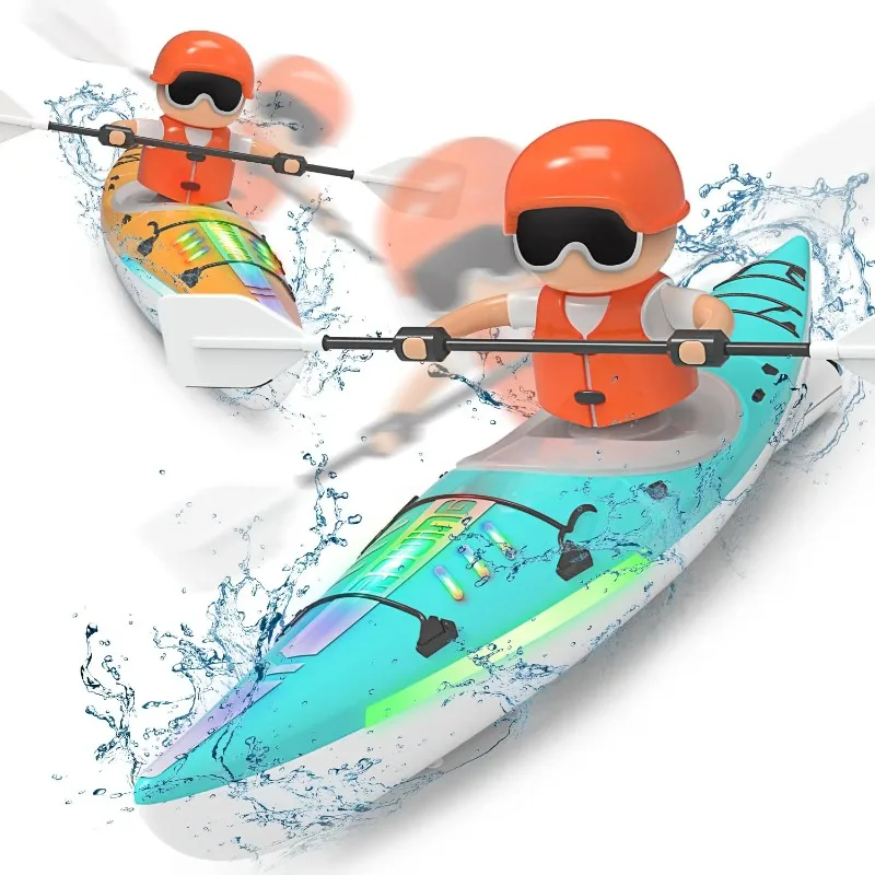Rc Boat Kayak Racing Ship 2.4G Remote Control Rowing Boat Paddling Water Competition Games Summer Outdoor Toy for Boys Kids Gift
Rc Boat Kayak Racing Ship 2.4G Remote Control Rowing Boat Paddling Water Competition Games Summer Outdoor Toy for Boys Kids Gift
