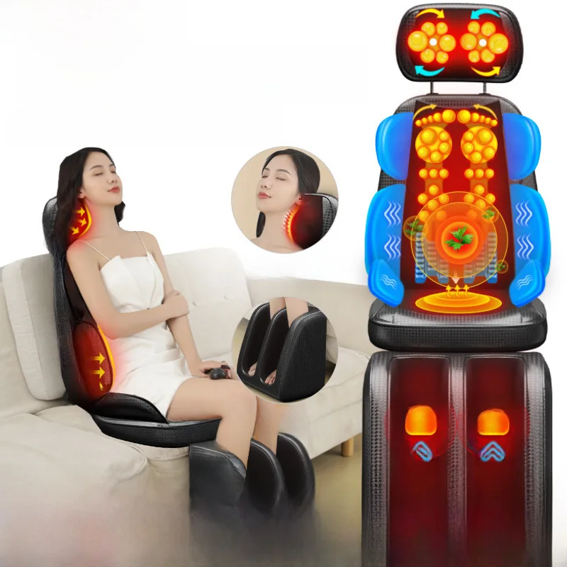 Neck Massager Instrument Multifunctional Massage Cushion Neck Waist Back Home Kneading Massage Chair Cushion-Border
Neck Massager Instrument Multifunctional Massage Cushion Neck Waist Back Home Kneading Massage Chair Cushion-Border