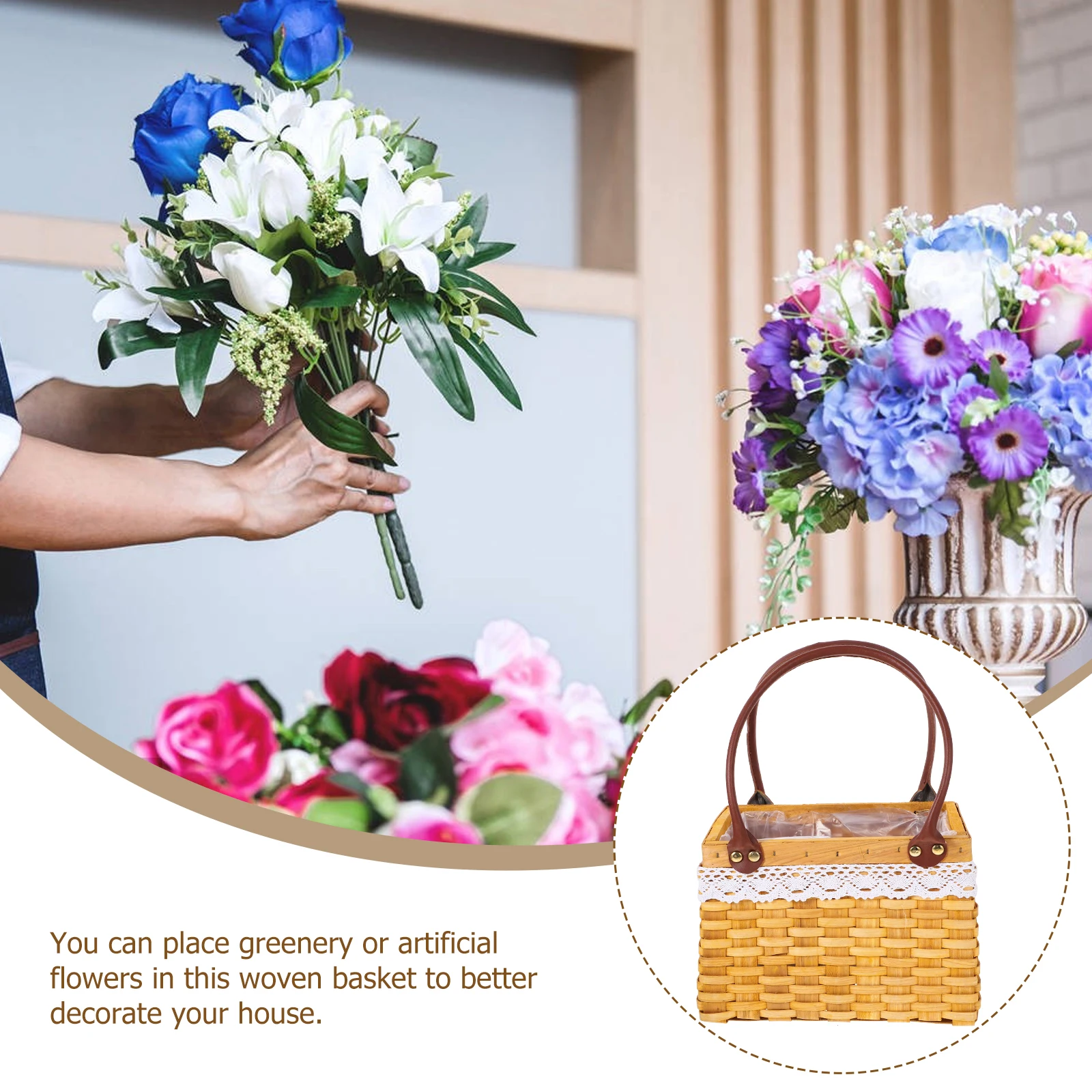 Large Capacity Hand Woven Rattan Portable Storage Organizer Kitchen Fruits Vegetables Serving Snacks With Handle Multi-Function
Large Capacity Hand Woven Rattan Portable Storage Organizer Kitchen Fruits Vegetables Serving Snacks With Handle Multi-Function