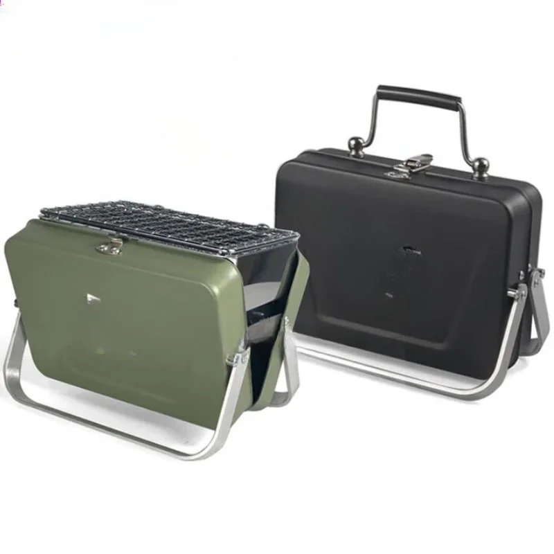 Outdoor Portable Folding Grill Household Mini Grill Small, Green Medium Grill
Outdoor Portable Folding Grill Household Mini Grill Small, Green Medium Grill