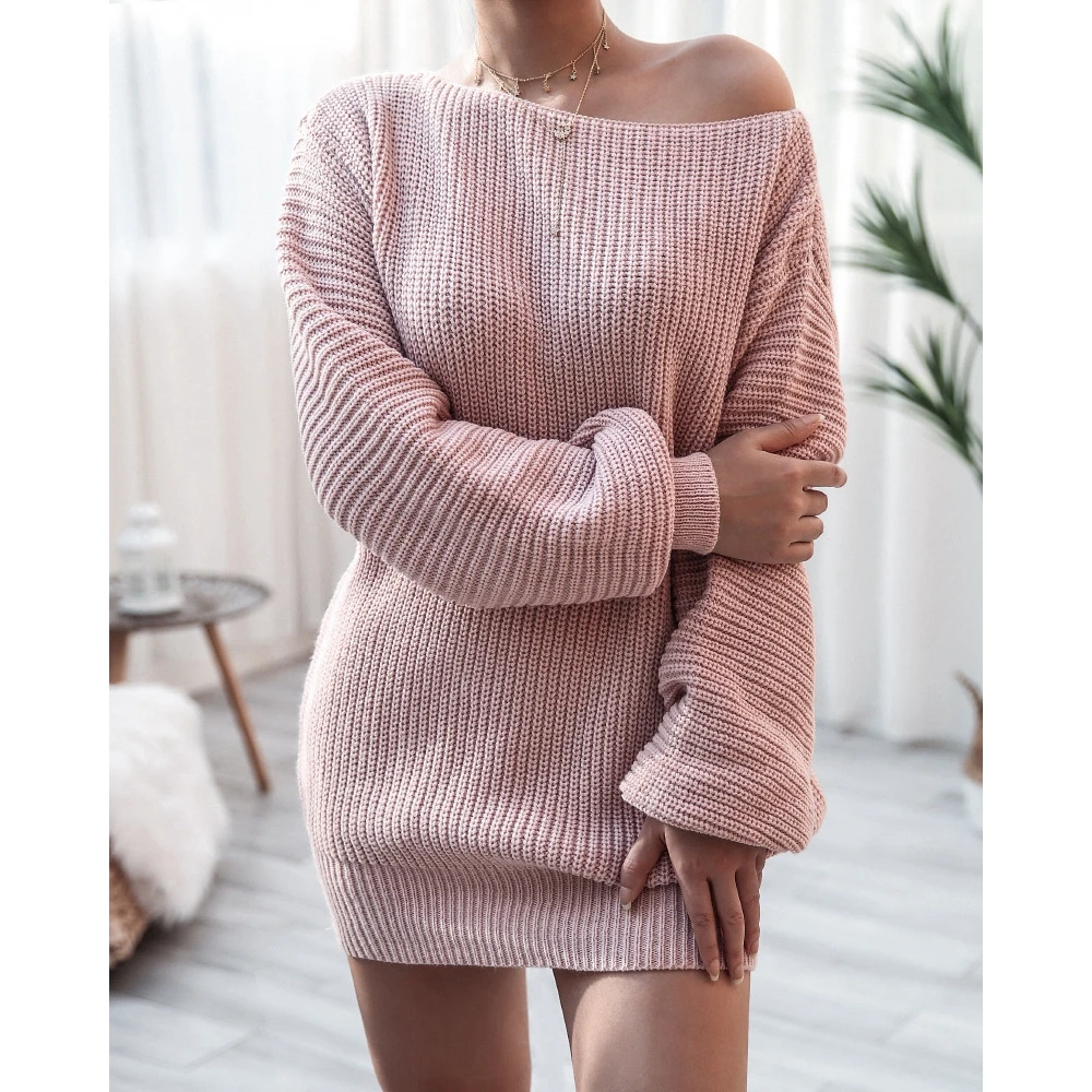 Elegant Long Sleeve Bodycon Midi Casual Knitted Sweater Dress for Women Femme Autumn Solid Color Streetwear Dress Basic Vestidos
Elegant Long Sleeve Bodycon Midi Casual Knitted Sweater Dress for Women Femme Autumn Solid Color Streetwear Dress Basic Vestidos