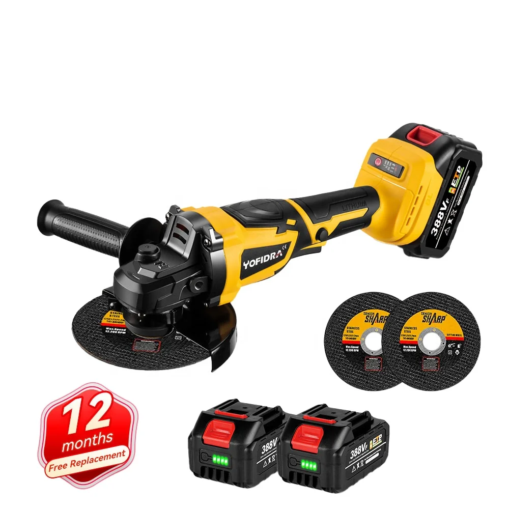 Brushless Cordless Angle Grinder M14 Grinding Machine Cutting Electric Grinder For Makita 18V Battery Power Tool
Brushless Cordless Angle Grinder M14 Grinding Machine Cutting Electric Grinder For Makita 18V Battery Power Tool