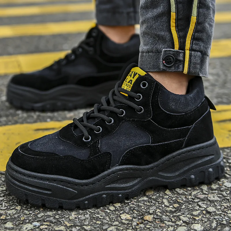 Platform Men Sneakers Autumn Footwear Retro Premium Washed Matte Men's Dad Shoes Trendy Korean Men Shoes Hiking Tenis Sneakers
Platform Men Sneakers Autumn Footwear Retro Premium Washed Matte Men's Dad Shoes Trendy Korean Men Shoes Hiking Tenis Sneakers