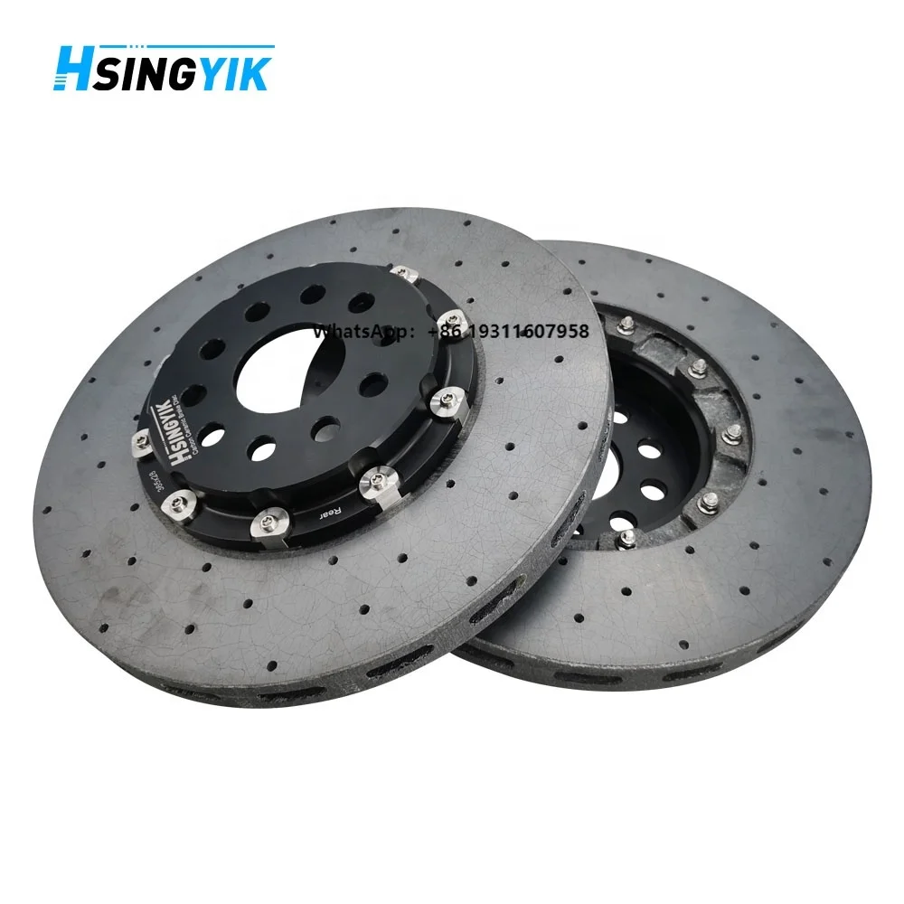 HSINGYIK Custom Logo Racing Sport Car Rear Carbon Fiber Ceramic Brake Disc Rotor for S Plaid 365x28MM
HSINGYIK Custom Logo Racing Sport Car Rear Carbon Fiber Ceramic Brake Disc Rotor for S Plaid 365x28MM