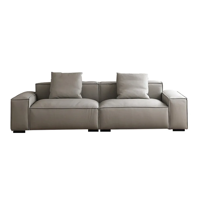 Tofu block leather sofa modern simple first layer cowhide cream wind small apartment living room module combination sofa
Tofu block leather sofa modern simple first layer cowhide cream wind small apartment living room module combination sofa