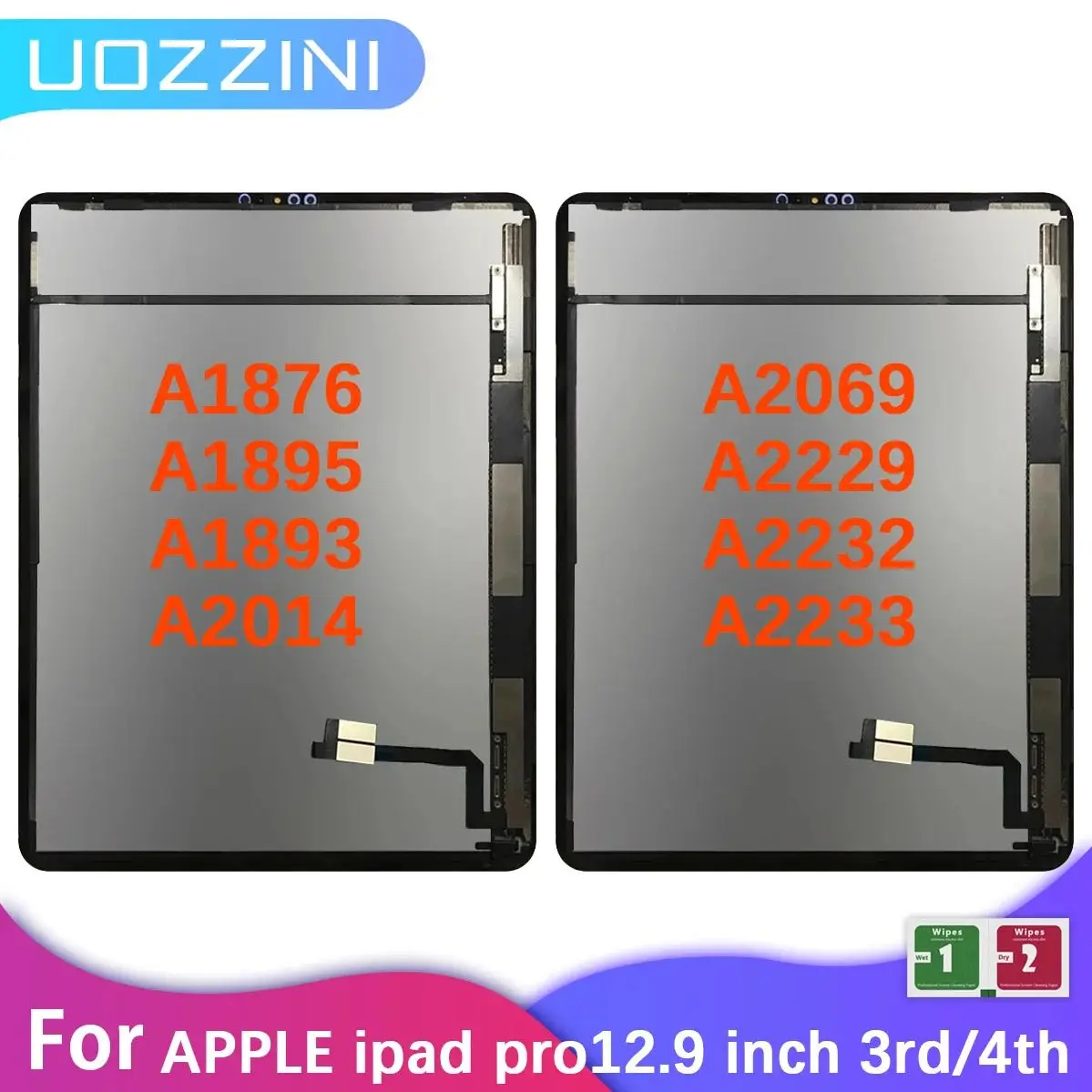 12.9” For iPad Pro 12.9 3rd 4th Gen A1876 A1895 A1983 A2014 A2229 Lcd Touch Screen Display Assembly Replacement
12.9” For iPad Pro 12.9 3rd 4th Gen A1876 A1895 A1983 A2014 A2229 Lcd Touch Screen Display Assembly Replacement