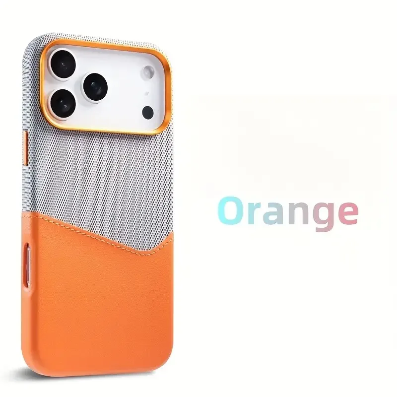 Чехол для iPhone 17 Pro Max из оранжевой ткани, кожаный кошелек с слотом для карт, тонкий противоударный чехол премиум-класса, совместимый с iPhone 16, 15, 14, 13
Чехол для iPhone 17 Pro Max из оранжевой ткани, кожаный кошелек с слотом для карт, тонкий противоударный чехол премиум-класса, совместимый с iPhone 16, 15, 14, 13