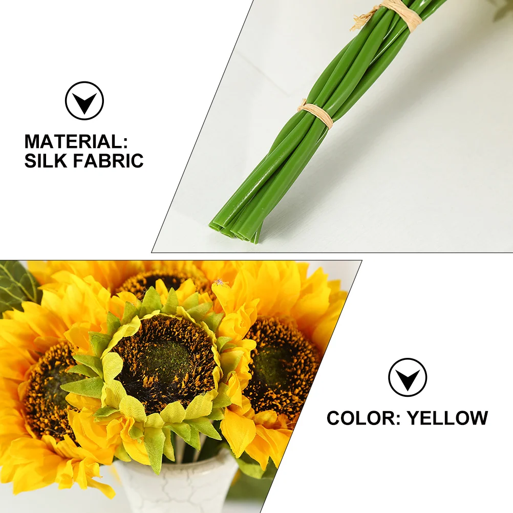 1pc 28cm Silk Sunflower Bouquet Wedding Decorative Flowers Simulated Floral Artificial Non-Fading for Home
1pc 28cm Silk Sunflower Bouquet Wedding Decorative Flowers Simulated Floral Artificial Non-Fading for Home
