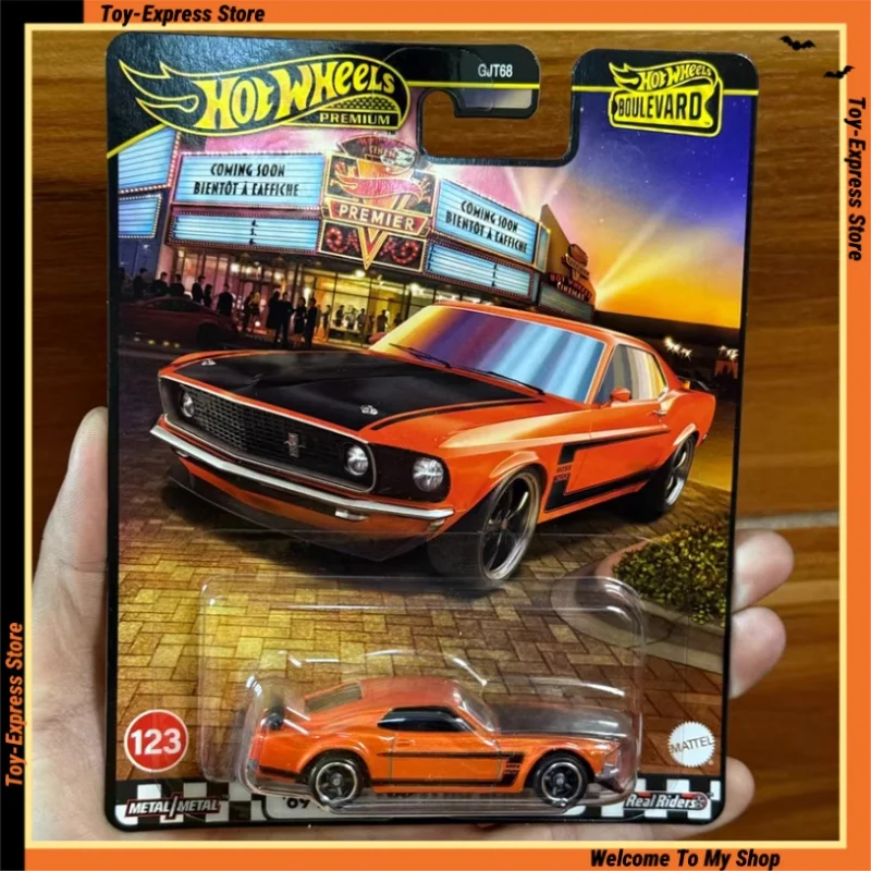 Hot Wheels 2025 Premium Boulevard Mix 2 1/64 Модель автомобиля Ford Mustang Boss 302 Hotwheels 1:64 Литая под давлением модель автомобиля Детские игрушки в подарок 
Hot Wheels 2025 Premium Boulevard Mix 2 1/64 Модель автомобиля Ford Mustang Boss 302 Hotwheels 1:64 Литая под давлением модель автомобиля Детские игрушки в подарок