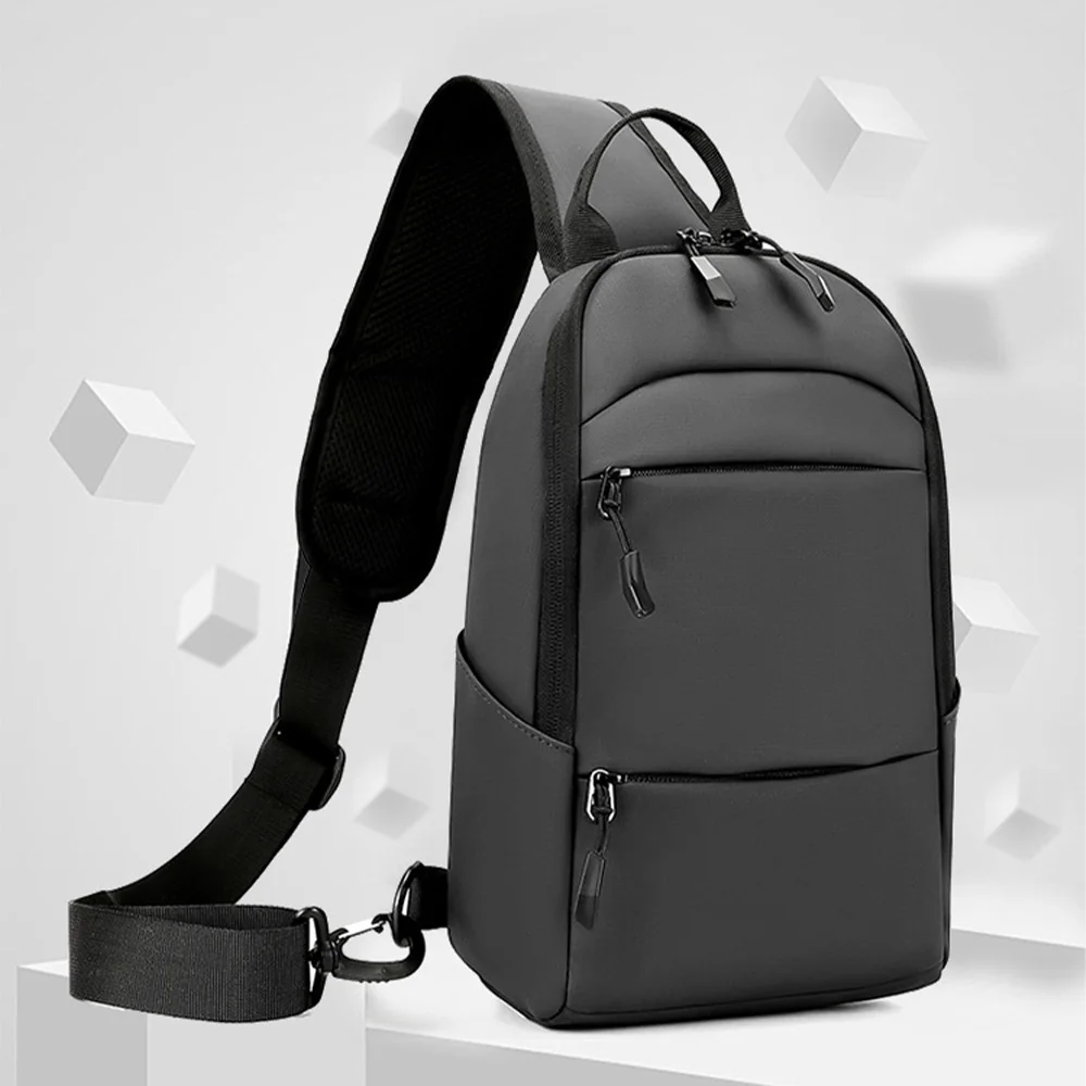 Men's Casual Multifunctional Chest Bag, Fashionable Single Shoulder Crossbody Bag, for Hiking, Running, Cycling, Camping
Men's Casual Multifunctional Chest Bag, Fashionable Single Shoulder Crossbody Bag, for Hiking, Running, Cycling, Camping