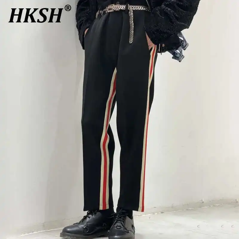HKSH 2025 Spring Summer New Men Tide Punk Dark Style Suit Pants Slightly Slim Korean Style Ankle Length Trousers Straight K4194
HKSH 2025 Spring Summer New Men Tide Punk Dark Style Suit Pants Slightly Slim Korean Style Ankle Length Trousers Straight K4194